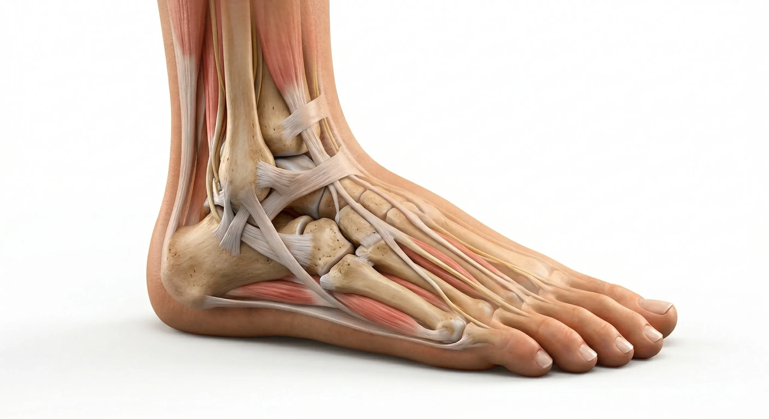 Medial Arch Support — flat foot vs supported arch